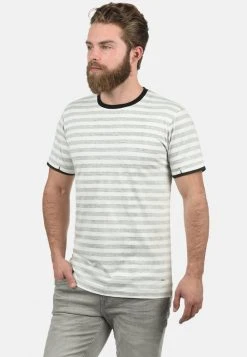 INDICODE JEANS IDRENI - T-shirt Imprimé - Black