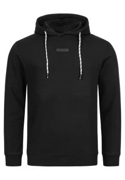 INDICODE JEANS BENTLEY - Sweat à Capuche - Black -INDICODE Boutique ec49ab1c7fd54ca994bcf25b2670afef