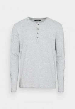 INDICODE JEANS SONG - T-shirt à Manches Longues - Grey Mix -INDICODE Boutique ee9e86e7b26847fd9c4a7c9faf528615