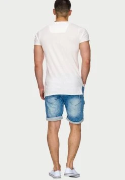 INDICODE JEANS Short En Jean - Blue -INDICODE Boutique eef75eaa41f34ade9e401c5f27aa5f1d