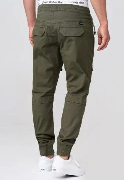INDICODE JEANS DENNIS - Pantalon Cargo - Army -INDICODE Boutique ef8ee67e6ee44a0e90416759feec7347