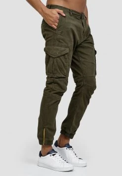 INDICODE JEANS HAWKINS - Pantalon Cargo - Forest -INDICODE Boutique efc9983268a34a0a81a9f6bc4b6fd977