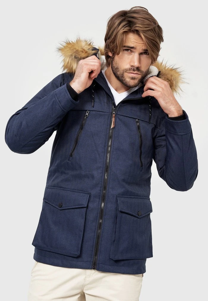 INDICODE JEANS Parka - Navy 1 INDICODE JEANS Parka - Navy