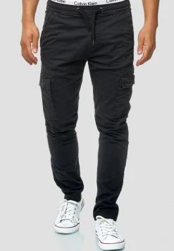 INDICODE JEANS BROADWICK - Pantalon Cargo - Black