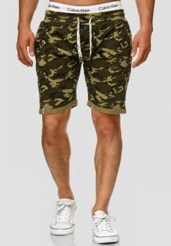 INDICODE JEANS ALDRICH - Short - Dark Green