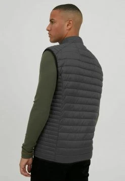 INDICODE JEANS IDDAVIDE - Veste Sans Manches - Dark Grey -INDICODE Boutique f4ec7ca03fe34098a7095adce7fa6660