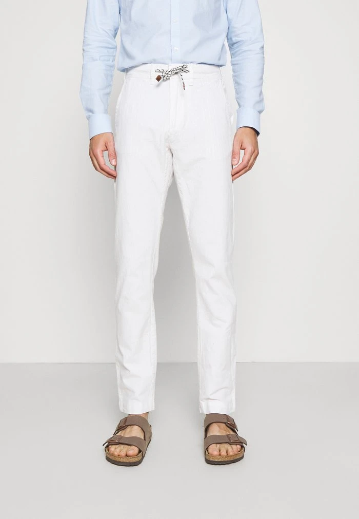 INDICODE JEANS GALLEGOS - Pantalon Classique - White 1 INDICODE JEANS GALLEGOS - Pantalon Classique - White