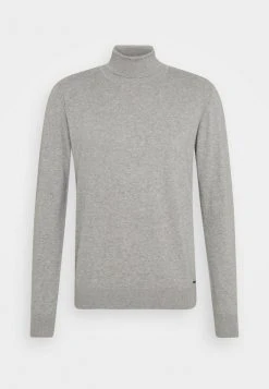 INDICODE JEANS BURNS - Pullover - Mottled Light Grey -INDICODE Boutique f5bbb500fd6446fcb1cdf5d385a46013