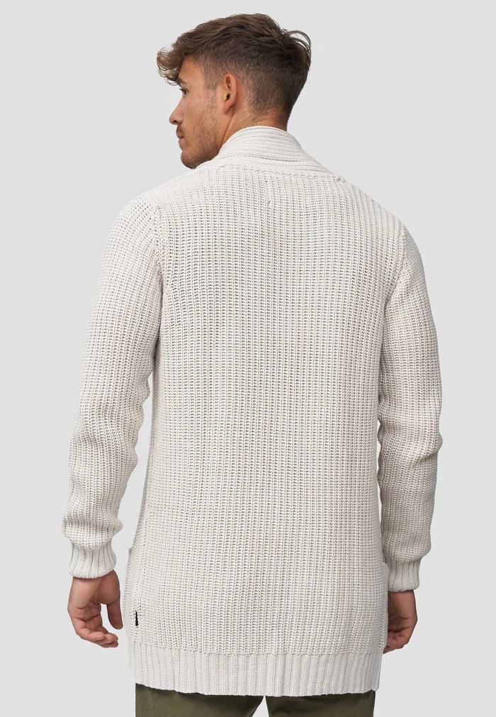 INDICODE JEANS ANAHEIM - Gilet - Ecru Mix 3 INDICODE JEANS ANAHEIM - Gilet - Ecru Mix – Image 3