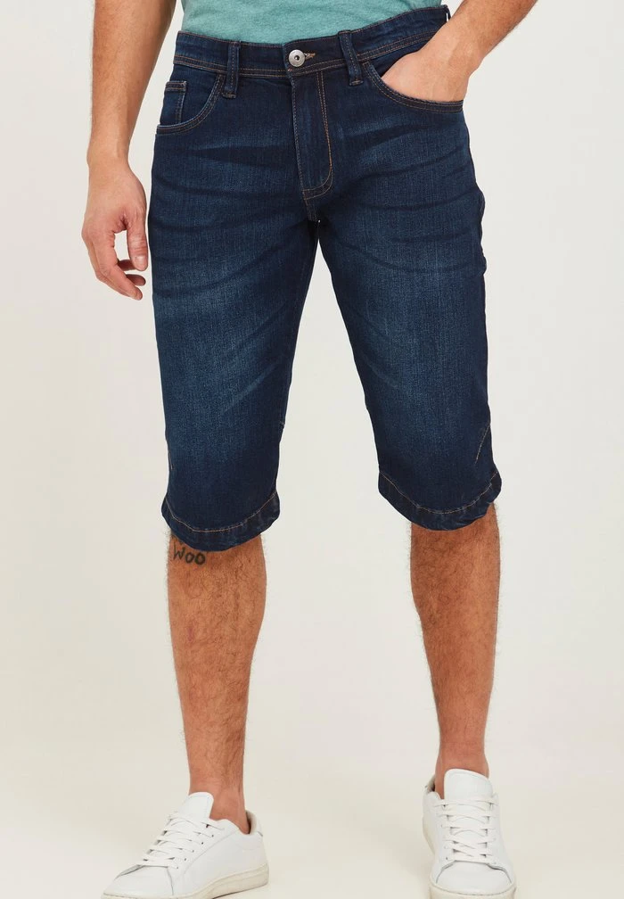 INDICODE JEANS IDQUINCE - Short En Jean - Dark Blue 1 INDICODE JEANS IDQUINCE - Short En Jean - Dark Blue