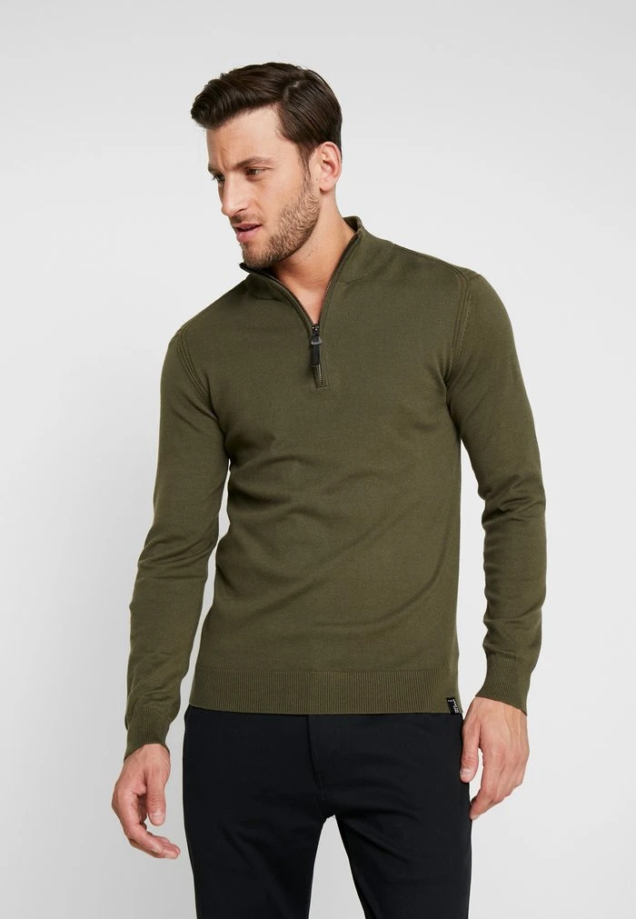 INDICODE JEANS ANCONA - Pullover - Army 1 INDICODE JEANS ANCONA - Pullover - Army