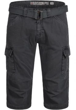 INDICODE JEANS MIT GÜRTEL NICOLAS - Short - Dark Grey 7 INDICODE JEANS MIT GÜRTEL NICOLAS - Short - Dark Grey -INDICODE Boutique fd0527047638460888f39645012646e0