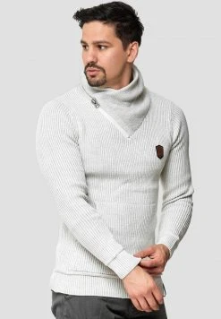 INDICODE JEANS DANE - Pullover - Off White -INDICODE Boutique fd7829bca072450a9986a61271b49756
