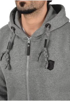 INDICODE JEANS IDBARNHILL - Sweat à Capuche Zippé - Grey Mix -INDICODE Boutique fd902c99e9714302bae5062b0c14376e